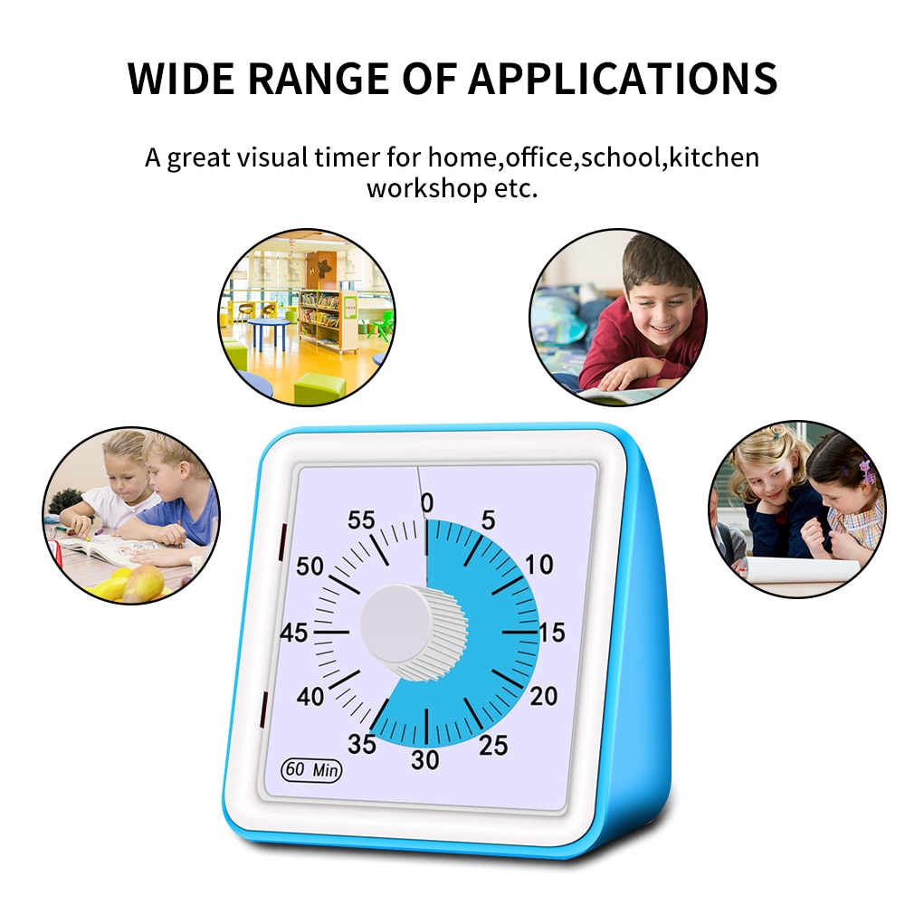60 Minutes Silent Analog Kitchen Timer 60 Minutes Silent Analog Kitchen Timer