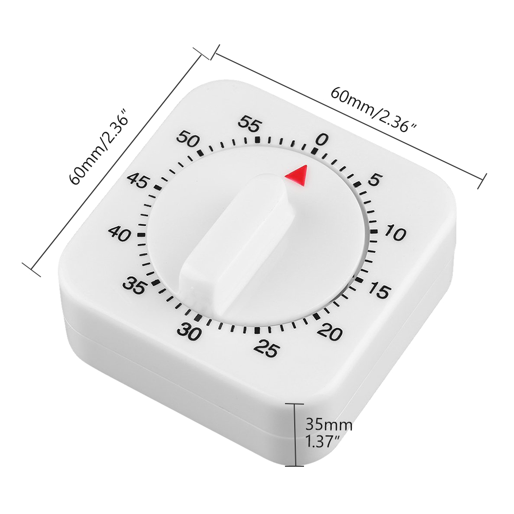 60 Minutes Wind Up Kitchen Timer Alarm