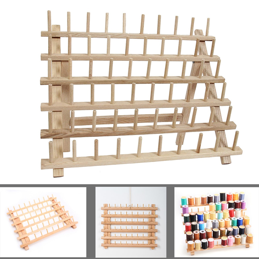 60 Spool Wooden Thread Rack 60 Spool Wooden Thread Rack