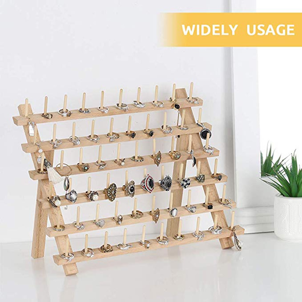60 Spool Wooden Thread Rack 60 Spool Wooden Thread Rack