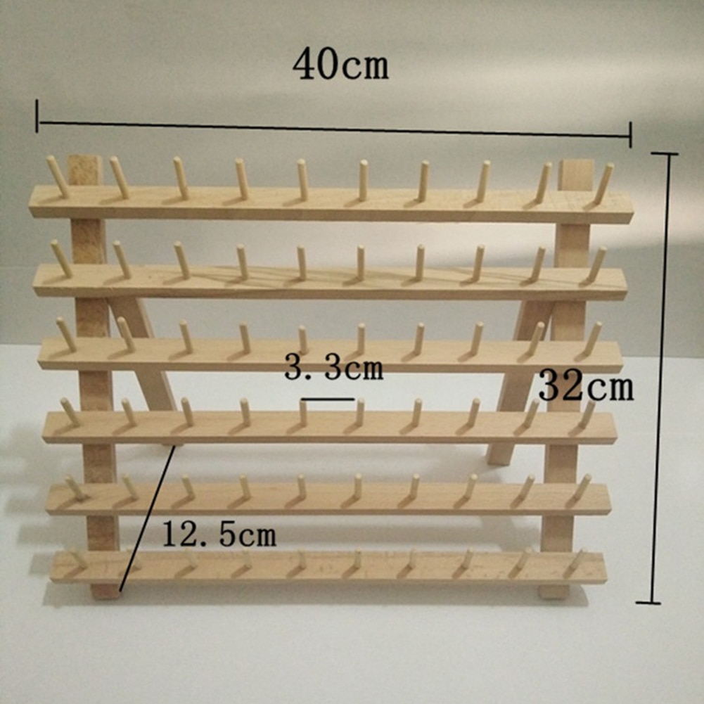 60 Spool Wooden Thread Rack 60 Spool Wooden Thread Rack