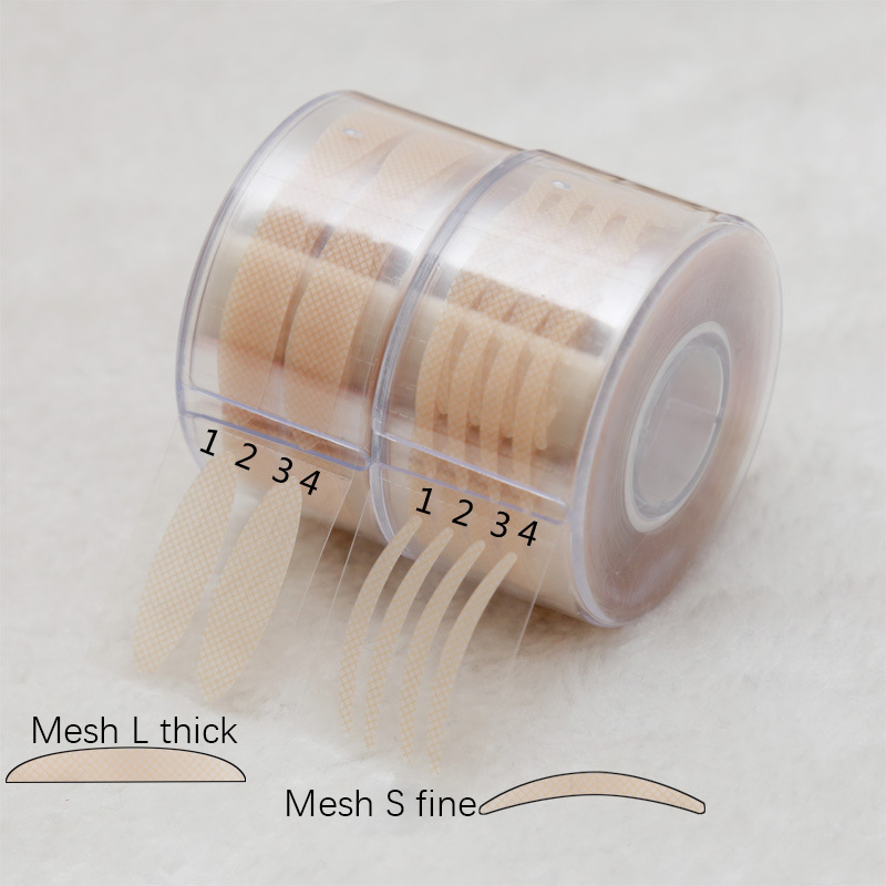 600pcs Eye Lift Strips Double Eyelid Tape Clear Gray Eyelid Stripe Big Eyes Invisible Double Fold Eyelid Sticker Makeup