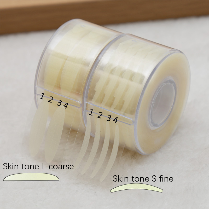 600pcs Eye Lift Strips Double Eyelid Tape Clear Gray Eyelid Stripe Big Eyes Invisible Double Fold Eyelid Sticker Makeup
