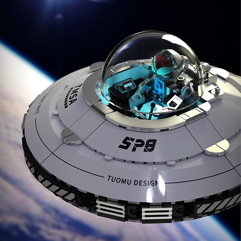601pcs UFO Flying Saucer Building Block Alien Ship Spacecraft Astronaut Creative Assembly Ornament Puzzle Toy Boy Gift 601pcs UFO Flying Saucer Building Block Alien Ship Spacecraft Astronaut Creative Assembly Ornament Puzzle Toy Boy Gift