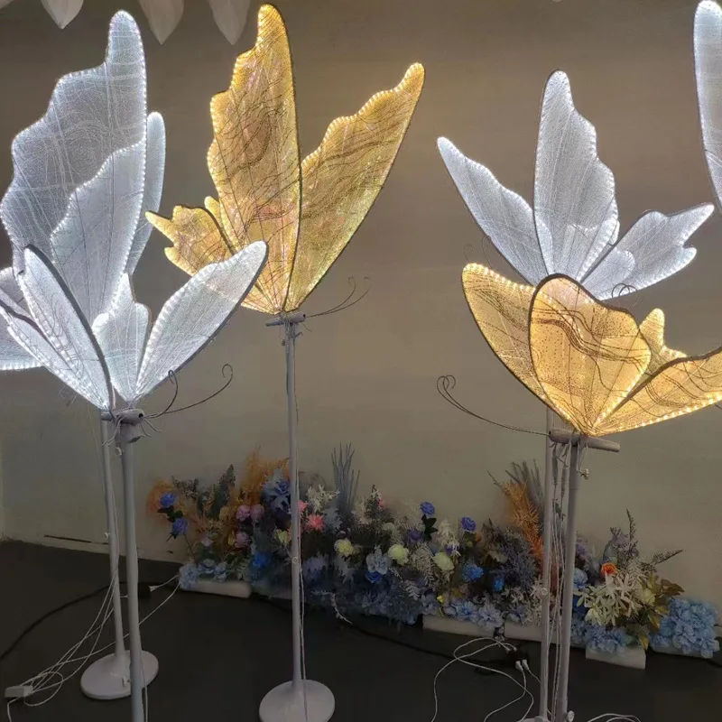 60cm Led Butterfly Lights Wedding Background Decorative Props Luminous Butterfly Road Guide Lighting Butterfly for 60cm Led Butterfly Lights Wedding Background Decorative Props Luminous Butterfly Road Guide Lighting Butterfly for