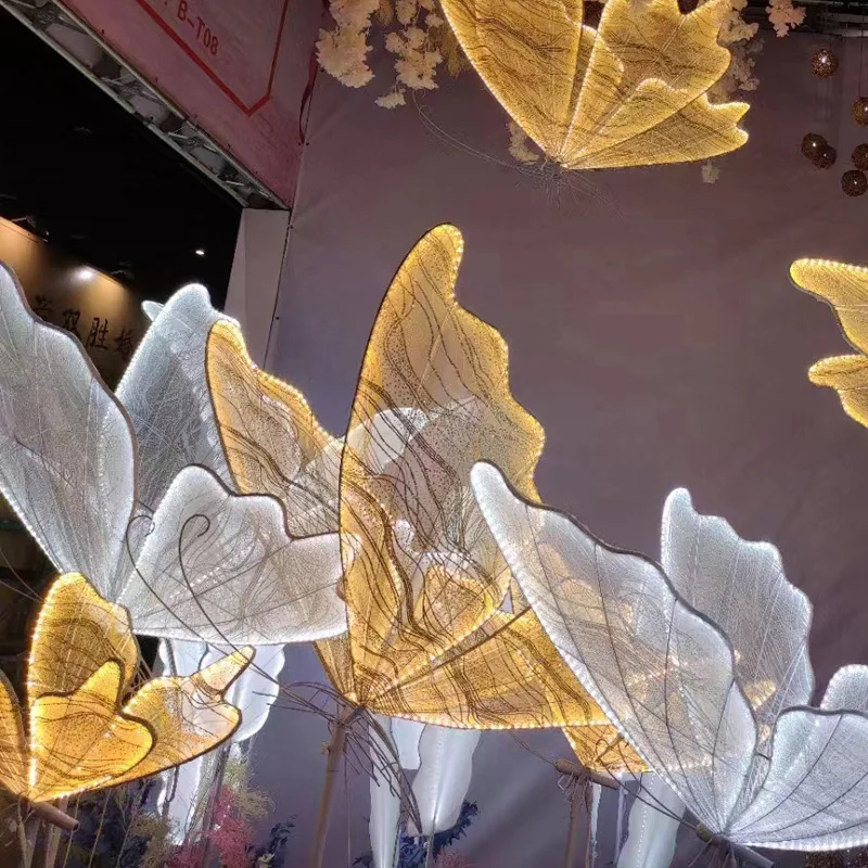 60cm Led Butterfly Lights Wedding Background Decorative Props Luminous Butterfly Road Guide Lighting Butterfly for 60cm Led Butterfly Lights Wedding Background Decorative Props Luminous Butterfly Road Guide Lighting Butterfly for