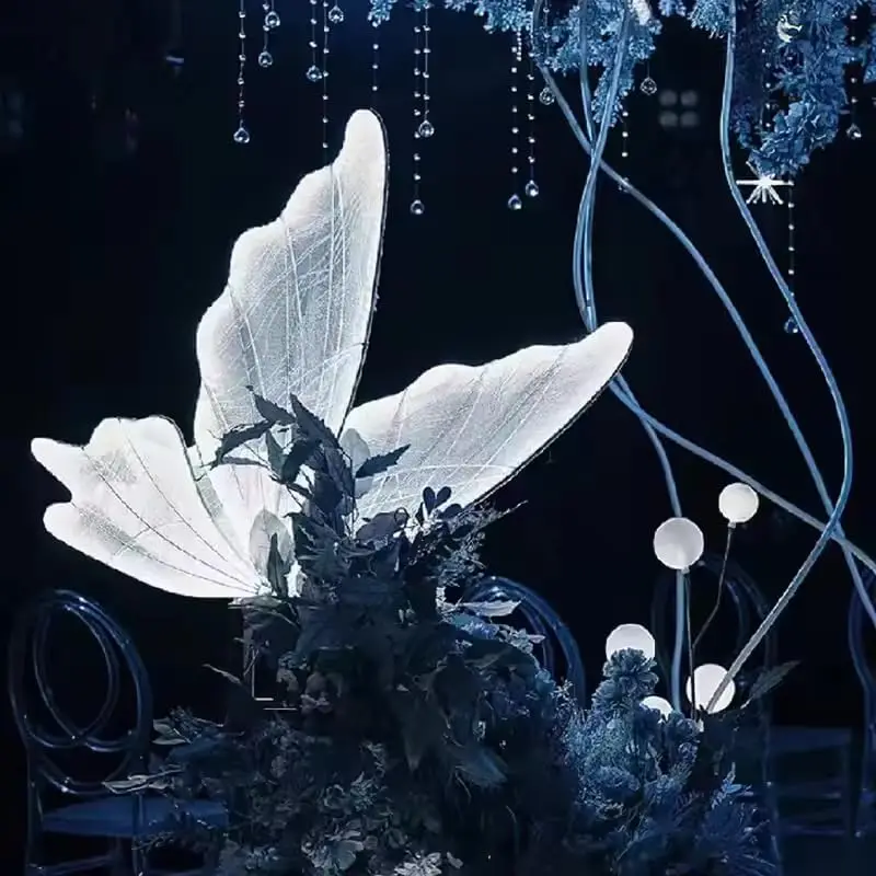 60cm Led Butterfly Lights Wedding Background Decorative Props Luminous Butterfly Road Guide Lighting Butterfly for 60cm Led Butterfly Lights Wedding Background Decorative Props Luminous Butterfly Road Guide Lighting Butterfly for