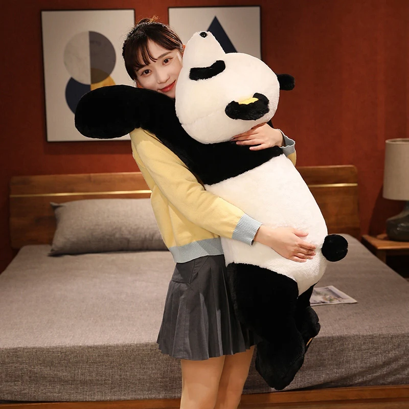 60cm or 80cm Giant Panda Plush Toys Soft Sleep Pillow Cartoon Animal Bear Stuffed Baby Doll Classic Kids Birthday 60cm or 80cm Giant Panda Plush Toys Soft Sleep Pillow Cartoon Animal Bear Stuffed Baby Doll Classic Kids Birthday