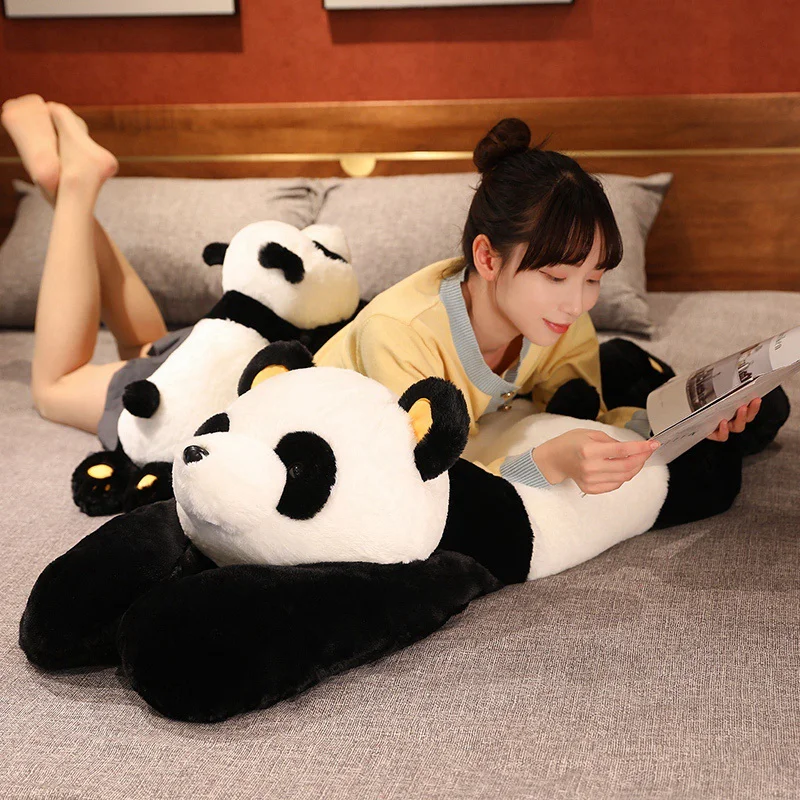 60cm or 80cm Giant Panda Plush Toys Soft Sleep Pillow Cartoon Animal Bear Stuffed Baby Doll Classic Kids Birthday 60cm or 80cm Giant Panda Plush Toys Soft Sleep Pillow Cartoon Animal Bear Stuffed Baby Doll Classic Kids Birthday