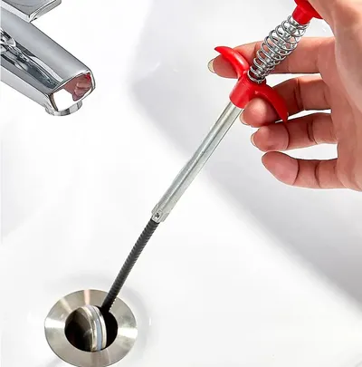 60cm Spring Pipe Dredging Tools Drain Snake Drain Cleaner Sticks Clog Remover Cleaning