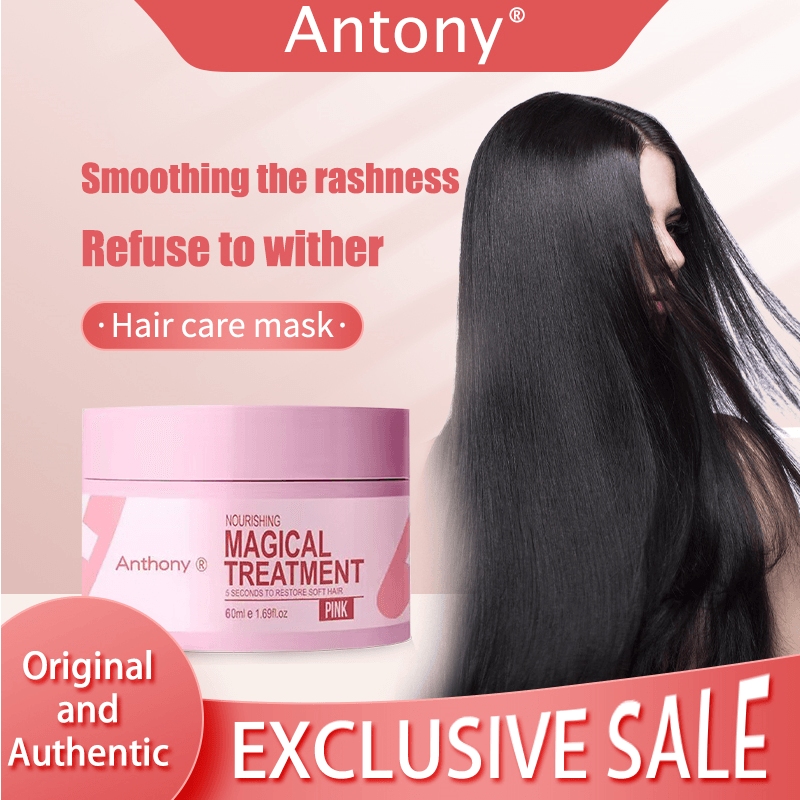 60ml Magical Hair Mask 5 Seconds Repair Damage Frizzy Soft Smooth Shiny Hair Deep Moisturize Hair Treat Repair Hair