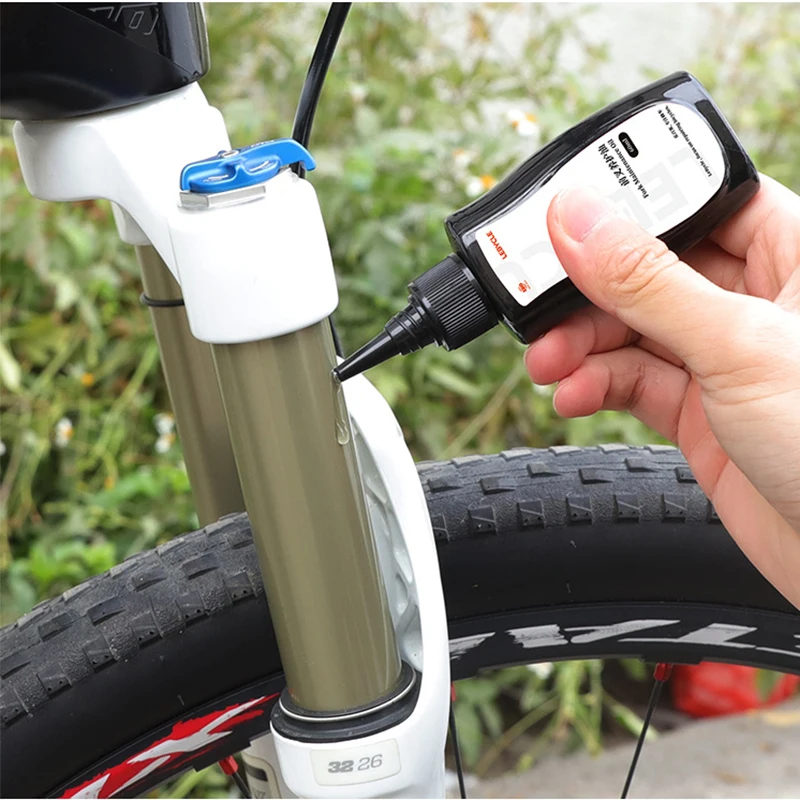60ML Mountain Bike Front Fork Shock Absorber Oil Bicycle Front and Rear Shock Absorber Silicone Oil Lubricating Oil