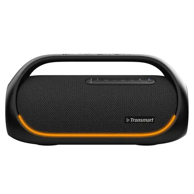 60W Bluetooth Speaker with Lossless Hi-Res Audio Heavy Bass App Control Portable Handle for Party