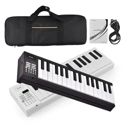 61 Key Foldable Electronic Piano Portable Piano Keyboard w/LED Display/Built-in Battery/Electronic Keyboard Musical 61 Key Foldable Electronic Piano Portable Piano Keyboard w/LED Display/Built-in Battery/Electronic Keyboard Musical