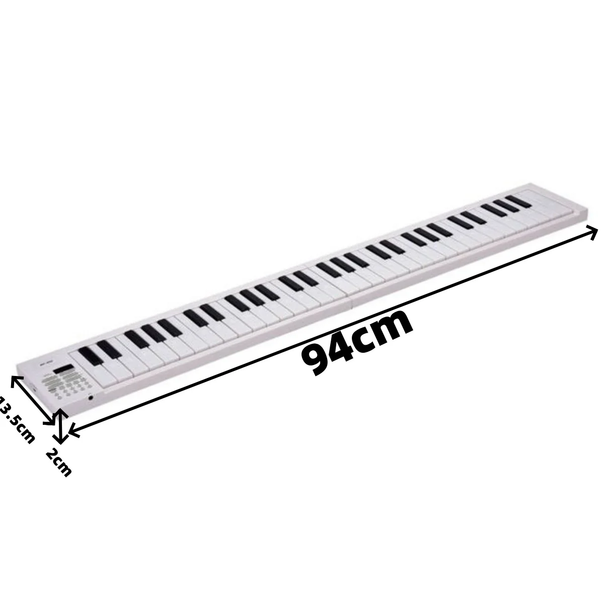 61 Key Foldable Electronic Piano Portable Piano Keyboard w/LED Display/Built-in Battery/Electronic Keyboard Musical 61 Key Foldable Electronic Piano Portable Piano Keyboard w/LED Display/Built-in Battery/Electronic Keyboard Musical