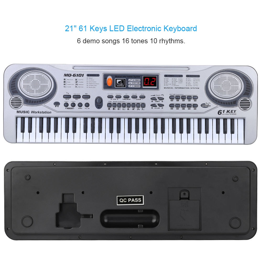 61 Keys Electronic Keyboard with Microphone 61 Keys Electronic Keyboard with Microphone