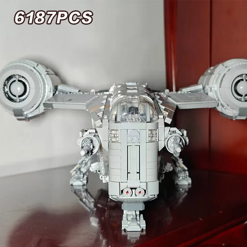 6187Pcs The Razor Crest Building Blocks Model Compatible 75331 Spacecraft Bricks Toys for Boys Birthday Gifts 6187Pcs The Razor Crest Building Blocks Model Compatible 75331 Spacecraft Bricks Toys for Boys Birthday Gifts