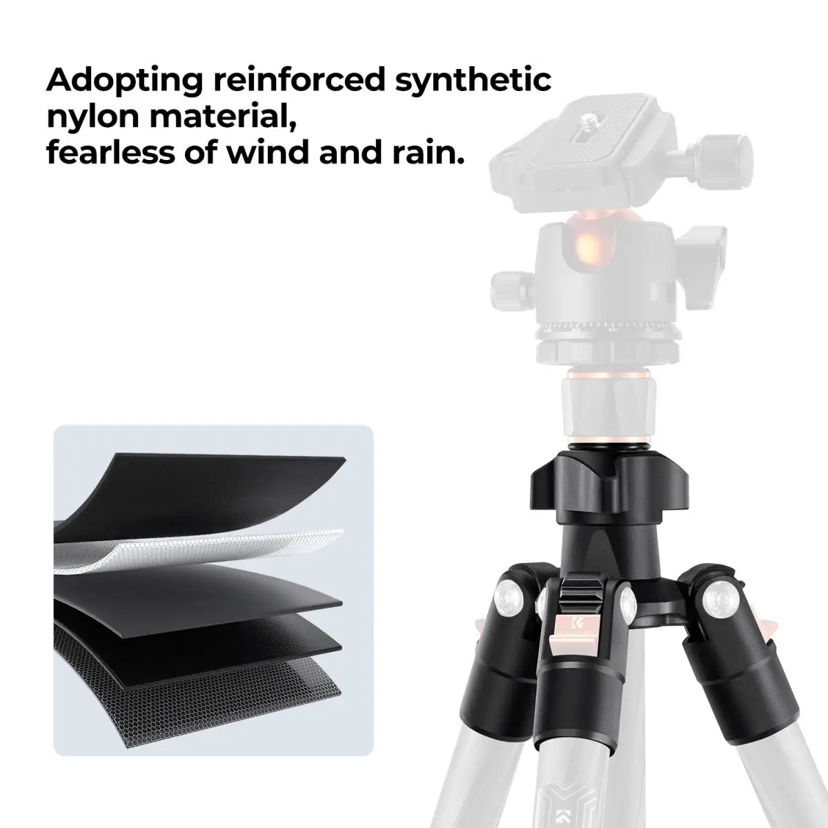64 inch/162cm Carbon Fiber Camera Tripod Lightweight Travel Tripod with 36mm Metal Ball Head Quick Release Plate