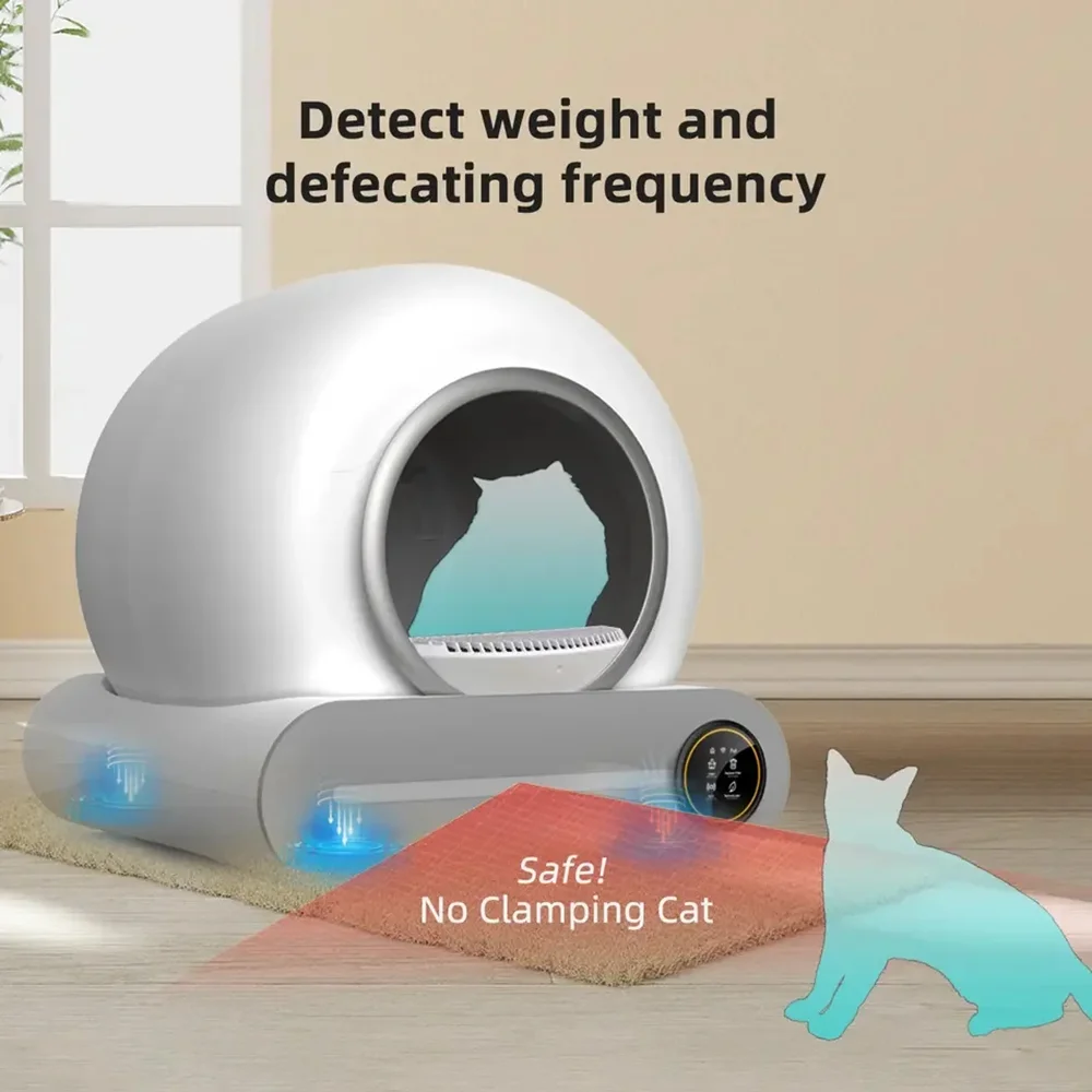 65L Automatic Smart Cat Litter Box Self Cleaning Fully Enclosed Cat Litter Box Pet Toilet Litter Tray 65L Automatic Smart Cat Litter Box Self Cleaning Fully Enclosed Cat Litter Box Pet Toilet Litter Tray