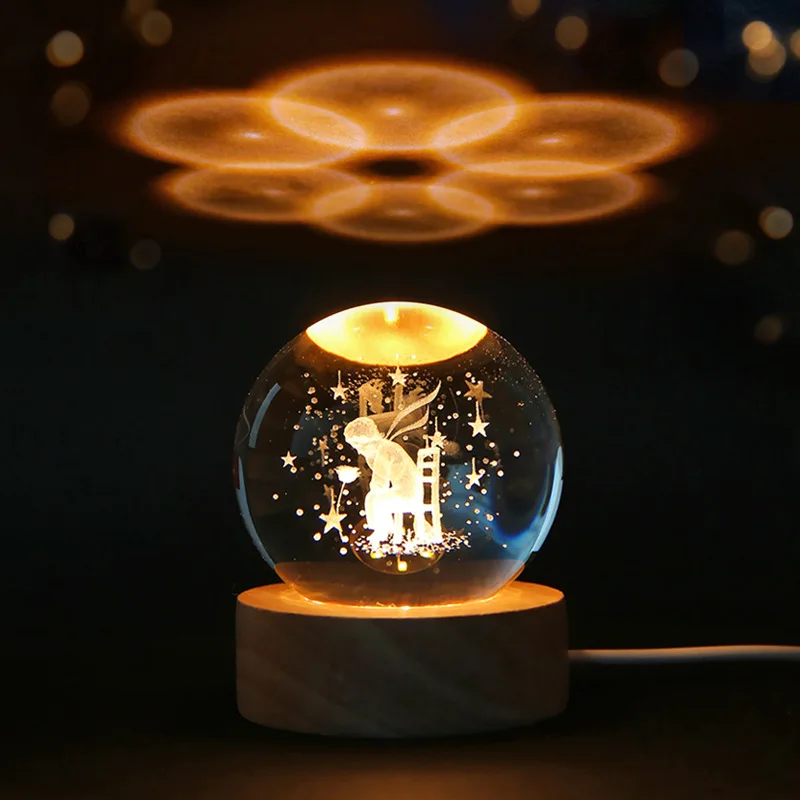 6cm 3D Crystal Ball Crystal Planet Night Light Laser Engraved Solar System Globe Astronomy Birthday Gift Home Desktop 6cm 3D Crystal Ball Crystal Planet Night Light Laser Engraved Solar System Globe Astronomy Birthday Gift Home Desktop
