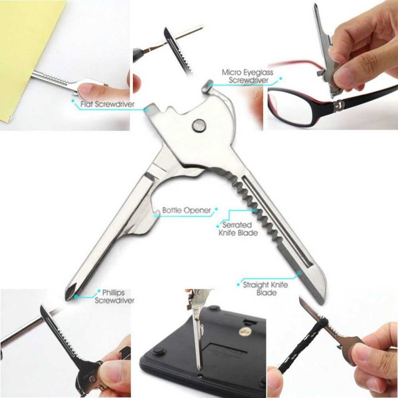 6in1 Multitool Survival Utility Key 6in1 Multitool Survival Utility Key