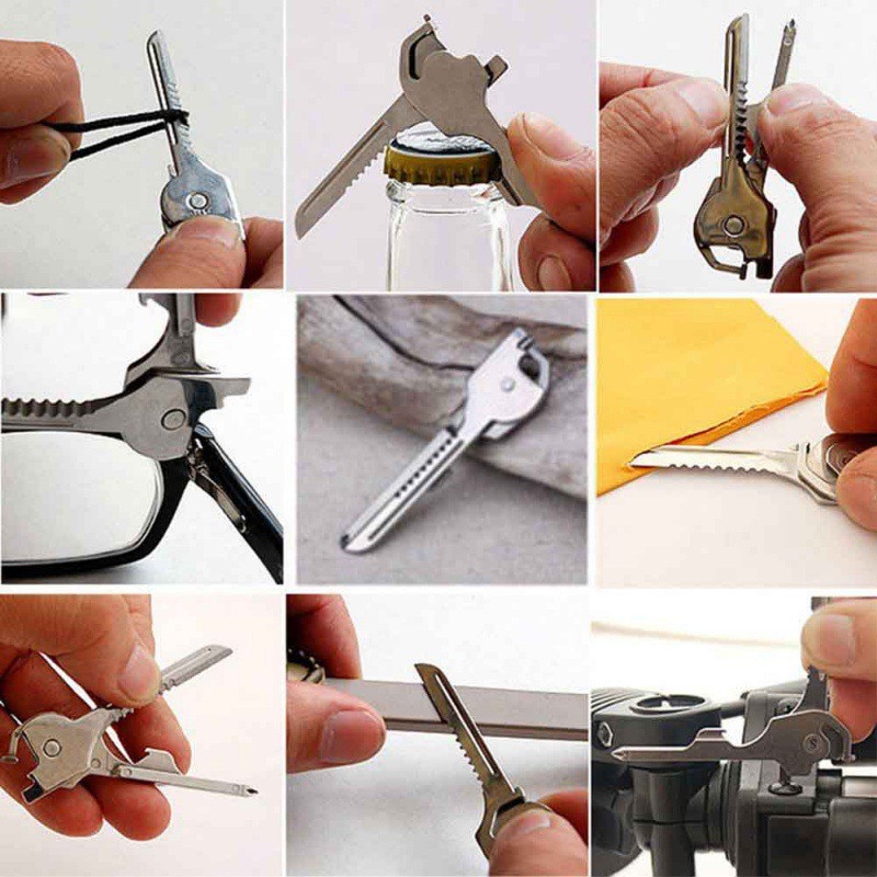 6in1 Multitool Survival Utility Key 6in1 Multitool Survival Utility Key