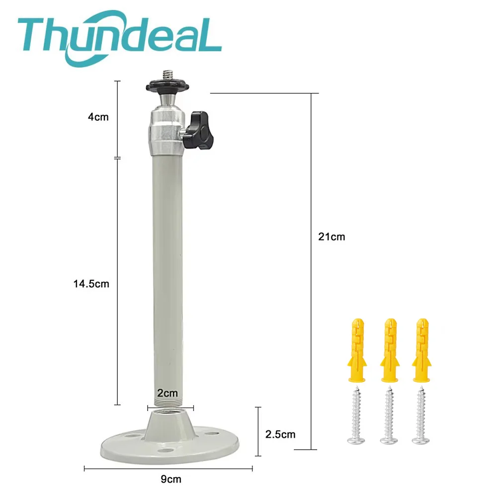 6mm 21cm Projector Tripod Metal Wall Ceiling Mount 1/4 Holder Stand Mounting HY300 Pro P30 TD80W Mini Projector Camera