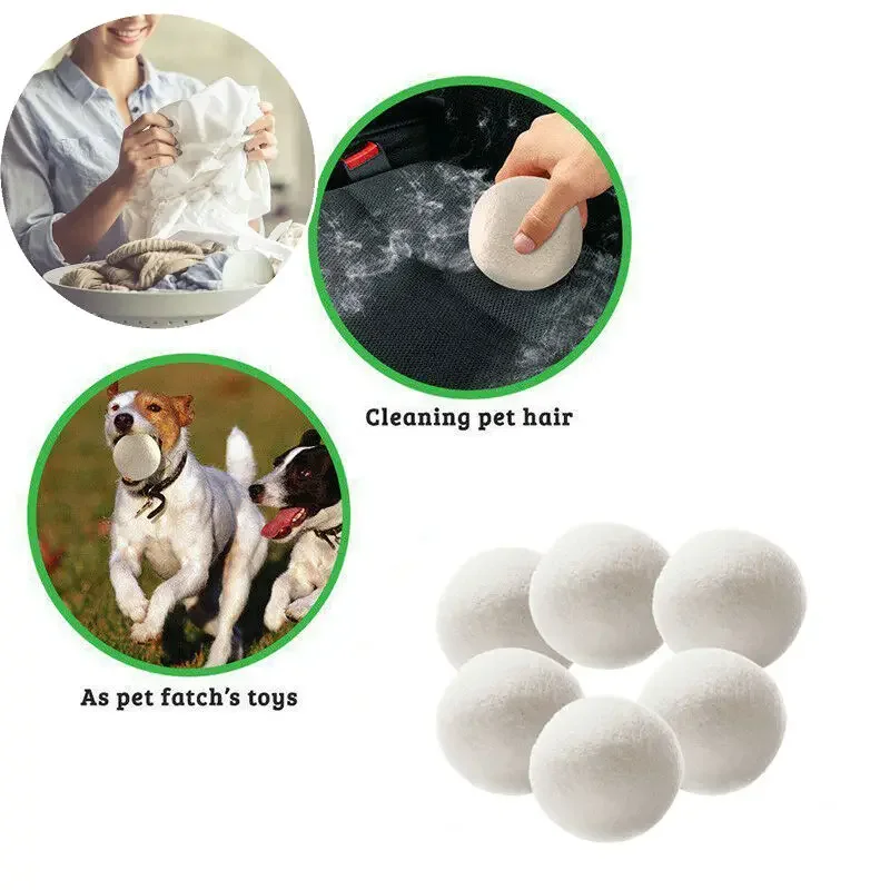 6pcs 5cm Wool Dryer Balls Reusable Softener Laundry 5cm Laundry Ball Home Washing Balls Wool Dryer Balls Washing 6pcs 5cm Wool Dryer Balls Reusable Softener Laundry 5cm Laundry Ball Home Washing Balls Wool Dryer Balls Washing