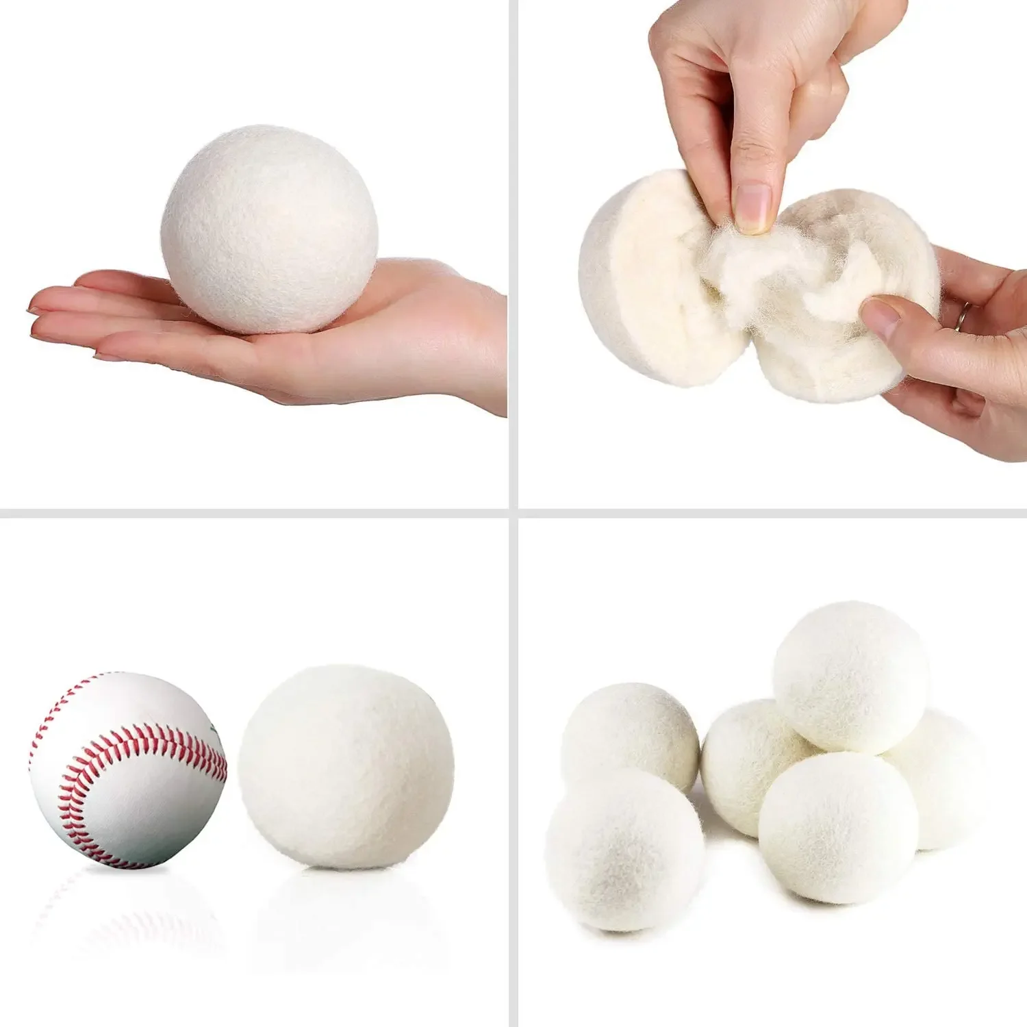 6pcs 5cm Wool Dryer Balls Reusable Softener Laundry 5cm Laundry Ball Home Washing Balls Wool Dryer Balls Washing 6pcs 5cm Wool Dryer Balls Reusable Softener Laundry 5cm Laundry Ball Home Washing Balls Wool Dryer Balls Washing