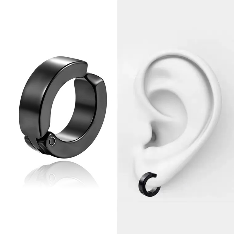 6pcs Anime Chainsaw Man Yoshida Hirofumi Cosplay Ear Clip Earrings Women Men Punk Black No Pierced Fake Ear Circle New 6pcs Anime Chainsaw Man Yoshida Hirofumi Cosplay Ear Clip Earrings Women Men Punk Black No Pierced Fake Ear Circle New