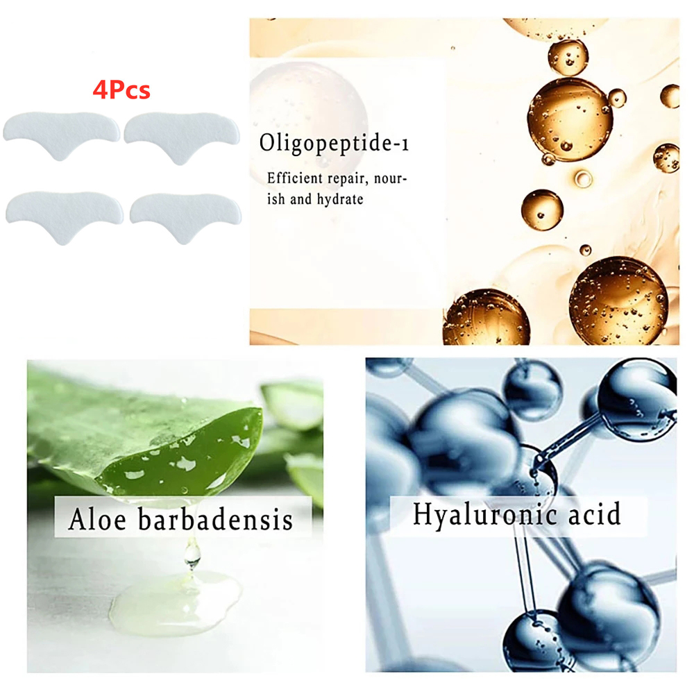 6pcs Anti Wrinkle Forehead Line Removal Gel Patch Firming Mask Frown Lines Face Skin Care Treatment Stickers Anti-aging