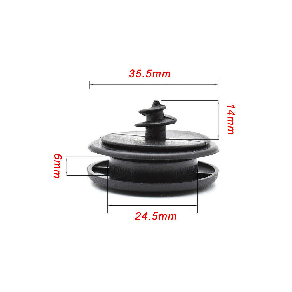 6pcs Car Mat Carpet Clips Fixing Grips Clamps Floor Holders Sleeves Premium Kit Anti Skid Fastener Retainer Car