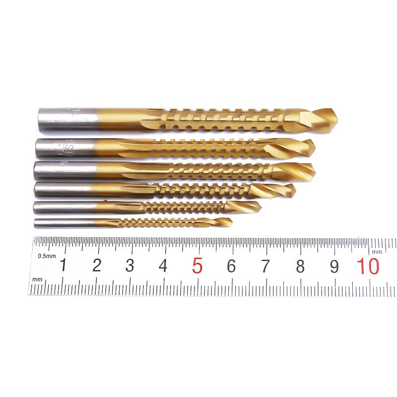 6PCS Cobalt Drill Bits Set Spiral Metric Composite Tap Bit Tap Twist Drill Bit Wood Drill For Cutting Drilling Slotting 6PCS Cobalt Drill Bits Set Spiral Metric Composite Tap Bit Tap Twist Drill Bit Wood Drill For Cutting Drilling Slotting