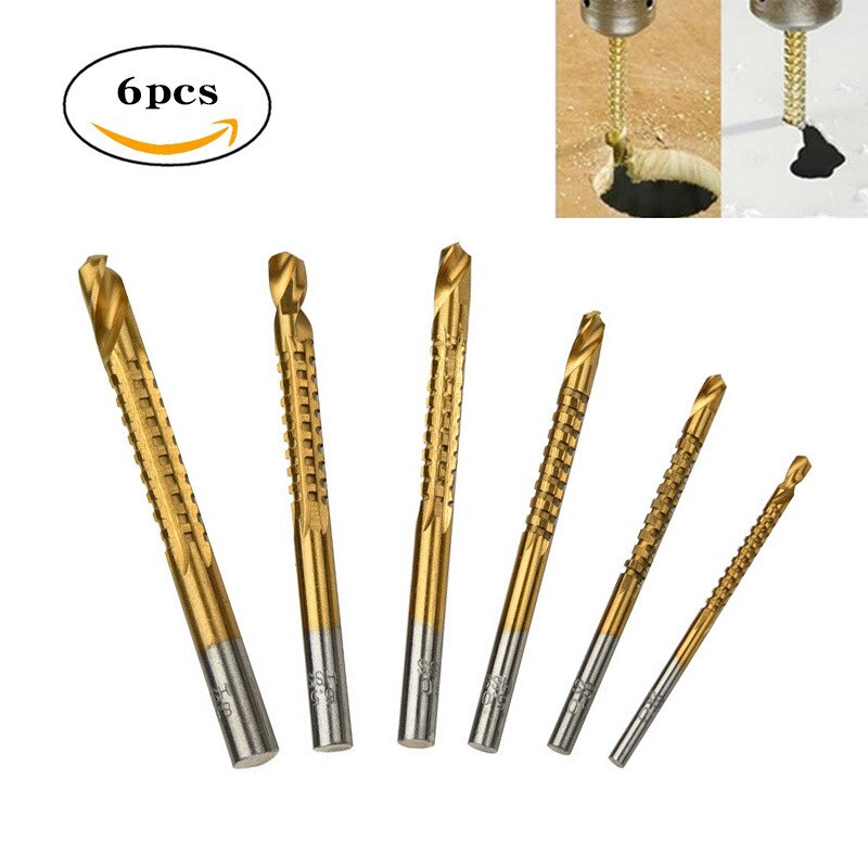 6PCS Cobalt Drill Bits Set Spiral Metric Composite Tap Bit Tap Twist Drill Bit Wood Drill For Cutting Drilling Slotting 6PCS Cobalt Drill Bits Set Spiral Metric Composite Tap Bit Tap Twist Drill Bit Wood Drill For Cutting Drilling Slotting