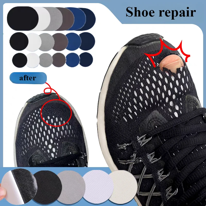 6pcs Sports Shoes Repair Stickers Suede Heel Protector Anti-Wear Repair Holes Self-adhesive Patches Insoles Pad Foot 6pcs Sports Shoes Repair Stickers Suede Heel Protector Anti-Wear Repair Holes Self-adhesive Patches Insoles Pad Foot