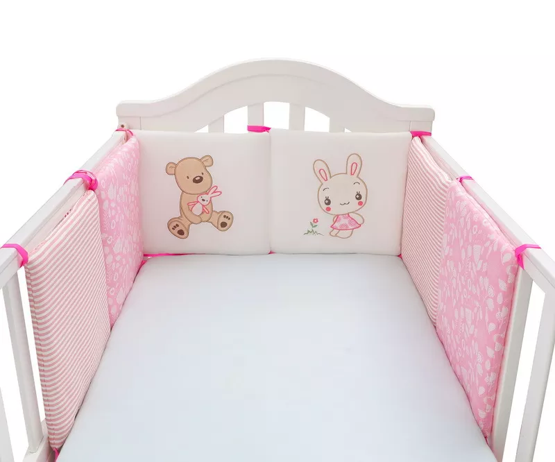 6Pcs/Set Baby Bed Protector Crib Bumper Pads Baby Bed Bumper Kids Safety Bed Around Cotton Blend Crib Anti-collision 6Pcs/Set Baby Bed Protector Crib Bumper Pads Baby Bed Bumper Kids Safety Bed Around Cotton Blend Crib Anti-collision