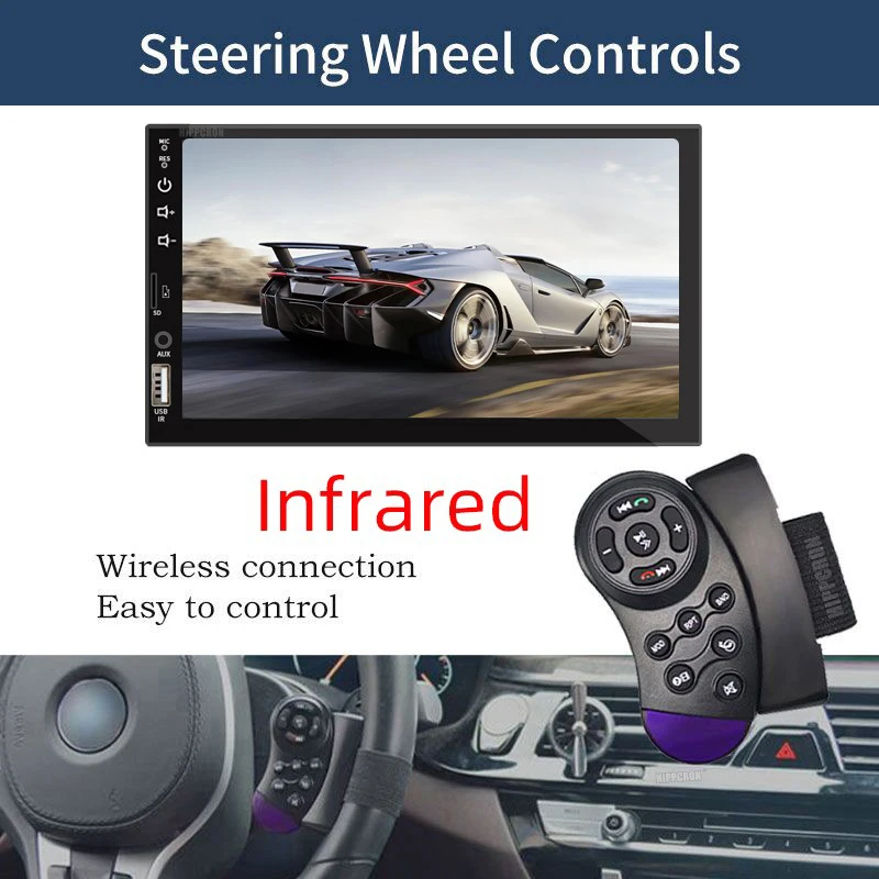 7“ Car Radio 1 Din Carplay Android Auto Multimedia Player HD Touch Screen FM AUX Input Bluetooth MirrorLink Universal 7“ Car Radio 1 Din Carplay Android Auto Multimedia Player HD Touch Screen FM AUX Input Bluetooth MirrorLink Universal