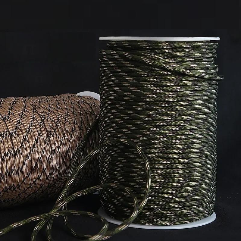 7 Cores 550 Paracord Cord For Outdoor Camping Survival Lanyard Parachute Rope Hiking Tent Accessories 7 Cores 550 Paracord Cord For Outdoor Camping Survival Lanyard Parachute Rope Hiking Tent Accessories