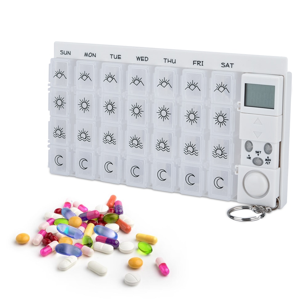 7 Day LED Pill Box Reminder 7 Day LED Pill Box Reminder