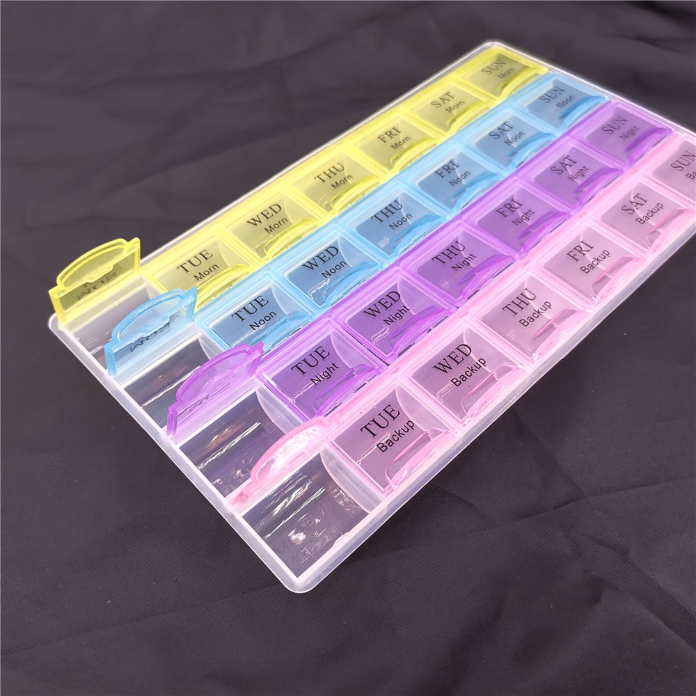 7 Day Pill Organizer 4 Times a Day