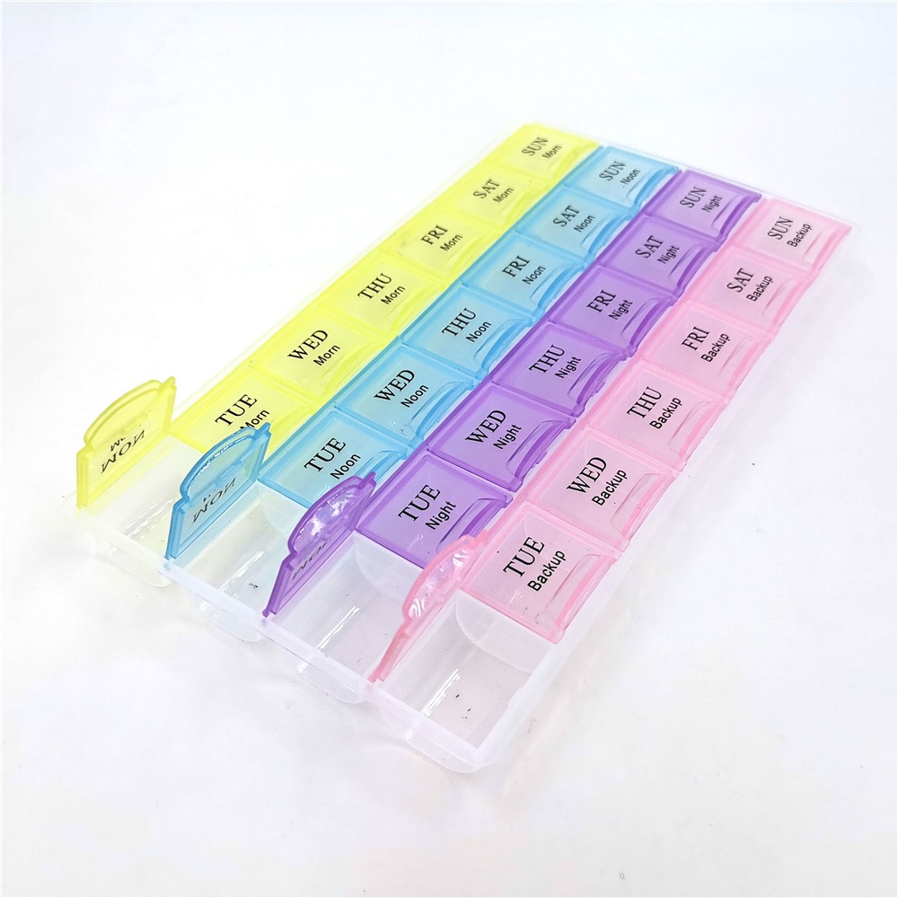 7 Day Pill Organizer 4 Times a Day 7 Day Pill Organizer 4 Times a Day