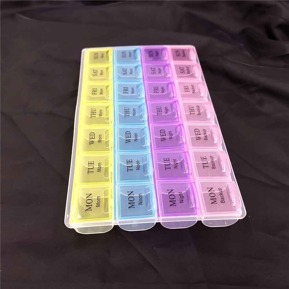 7 Day Pill Organizer 4 Times a Day 7 Day Pill Organizer 4 Times a Day