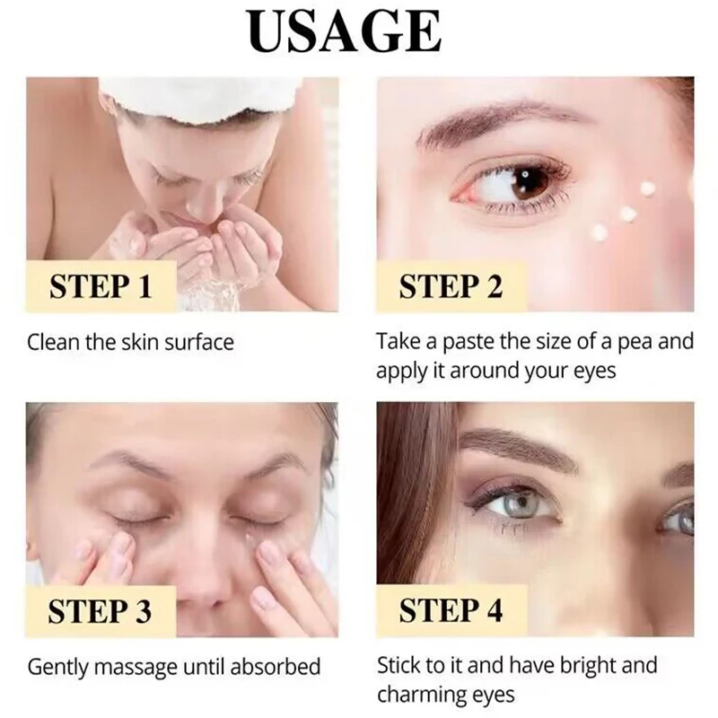 7 Days Anti-Wrinkle Magic Eye Cream Remove Eye Bags Dark Circles Puffiness Lift Firm Smooth Skin Care Moisturizing