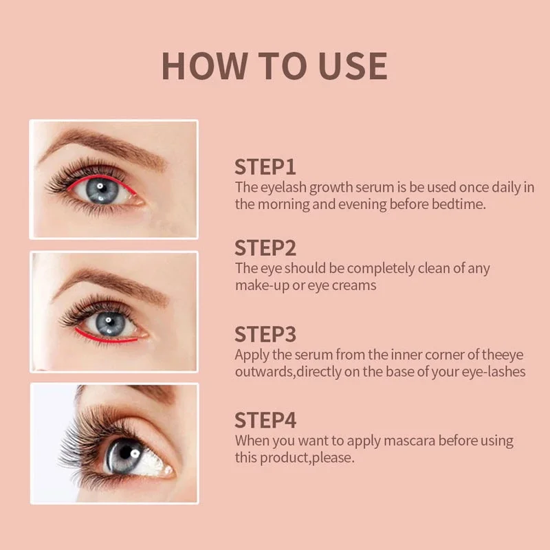 7 Days Eyelash Growth Serum Natural Curl Lengthen Beauty Health Volume and Thicken Eyelash Treatment Eyelash & Eyebrow