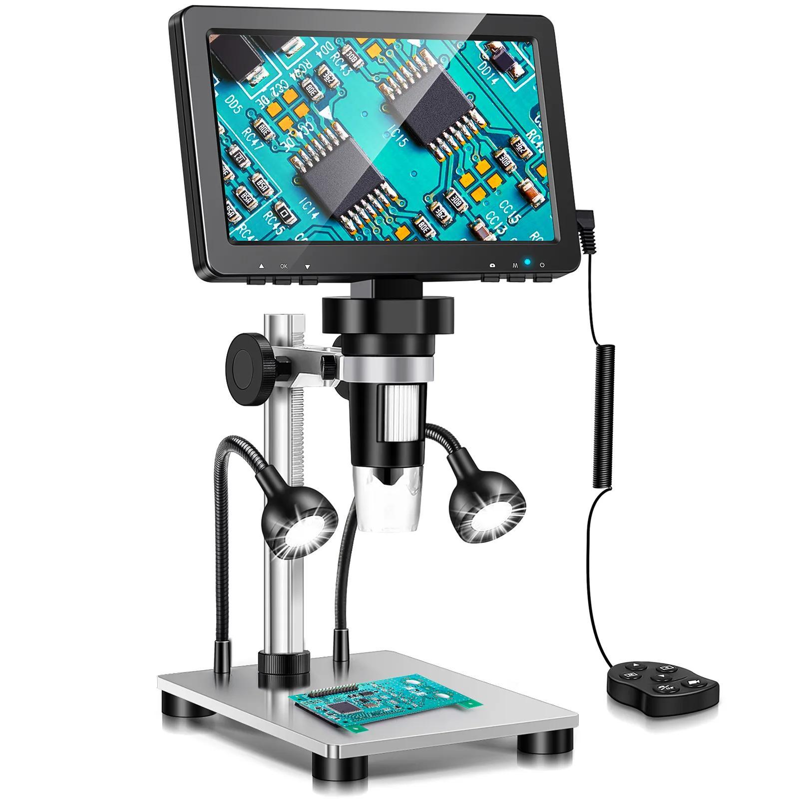 7'' Digital Microscope 1500X Zoom 12MP HD Electronic Microscopes Camera Magnifier for Soldering Phone Repair Microscope 7'' Digital Microscope 1500X Zoom 12MP HD Electronic Microscopes Camera Magnifier for Soldering Phone Repair Microscope