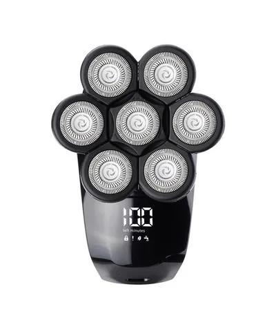 7 Heads Electric Shaver Hairdresser Rechargeable Shaver For Men Shave Heads