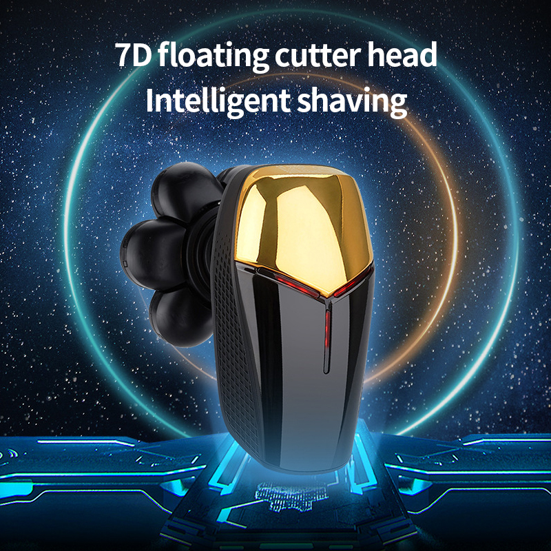 7 Heads Electric Shaver Hairdresser Rechargeable Shaver For Men Shave Heads