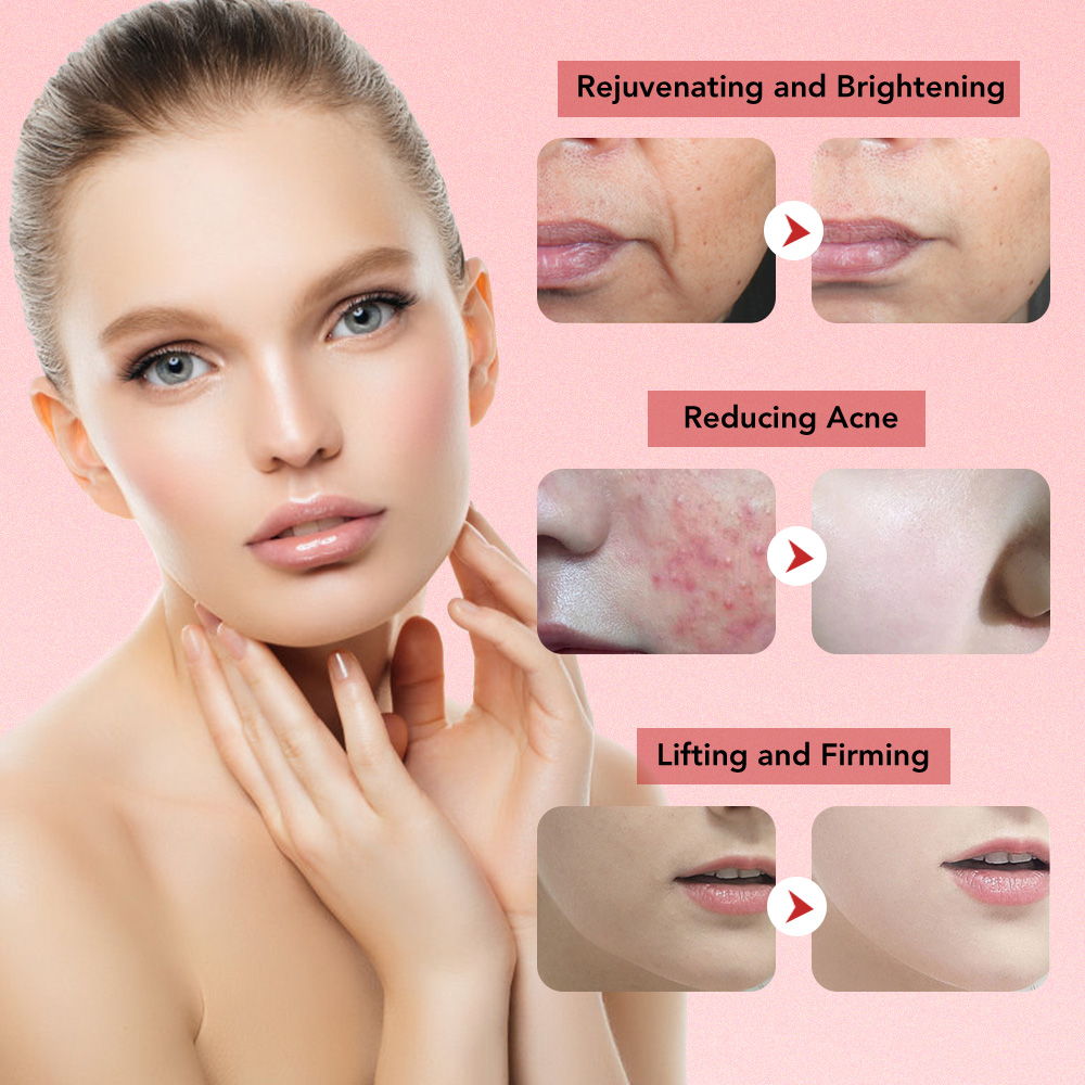 7 in 1 Face Lift Microcurrent Skin Rejuvenation Facial Massager Light Therapy Anti Aging Wrinkle Beauty Apparatus