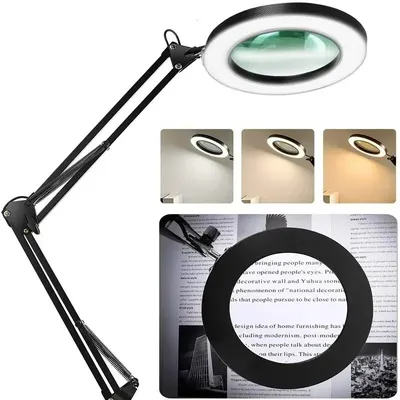 72LED 8X/10X Illuminated Magnifier USB 3 Colors LED Magnifying Glass for Soldering Iron Repair/Table Lamp/Skincare 72LED 8X/10X Illuminated Magnifier USB 3 Colors LED Magnifying Glass for Soldering Iron Repair/Table Lamp/Skincare