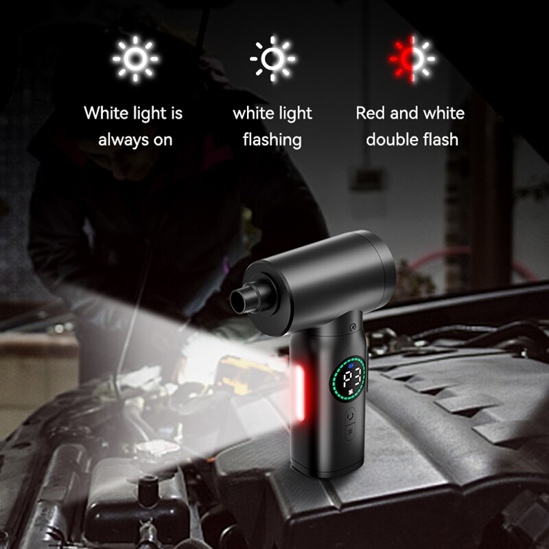 7500mAh Wireless Air Duster Dust Blowing Gun 2 in 1 Air Blower And Vacuum Cleaner Cordless Duster Blowers 7500mAh Wireless Air Duster Dust Blowing Gun 2 in 1 Air Blower And Vacuum Cleaner Cordless Duster Blowers